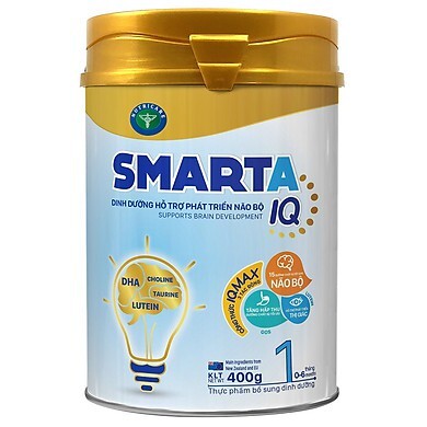 Sữa Nutricare Smarta IQ 1 - 400g (cho bé 0-6 tháng tuổi)
