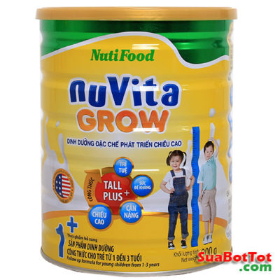 Sữa Nuvita Grow 1+ 900g (1-3 tuổi)