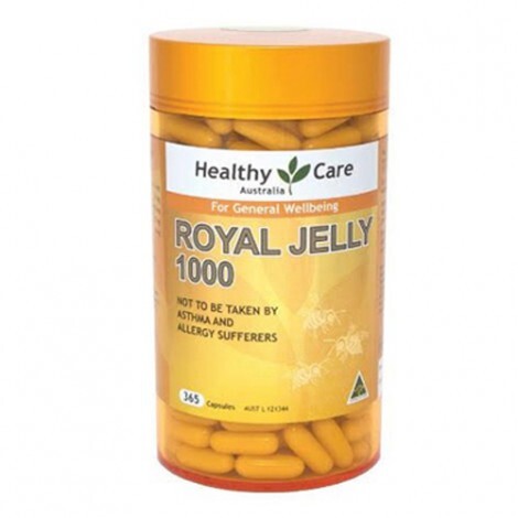 Sữa ong chúa Healthy Care Royal Jelly 1000 mg 365 viên