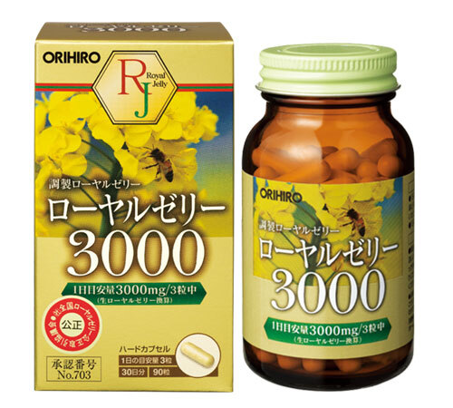 Sữa ong chúa Orihiro Royal Jelly 3000mg - 90 viên