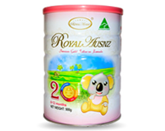 Sữa bột Royal Ausnz số 2 - hộp 900g (dành cho trẻ từ 6-12 tháng tuổi)