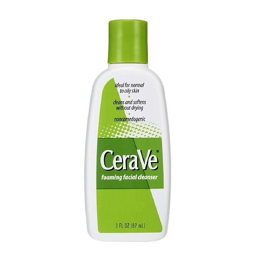 Sữa rửa mặt CeraVe Foaming Facial Cleanser For Normal To Oily Skin - 87ml, Sữa rửa mặt dành cho da thường, da dầu