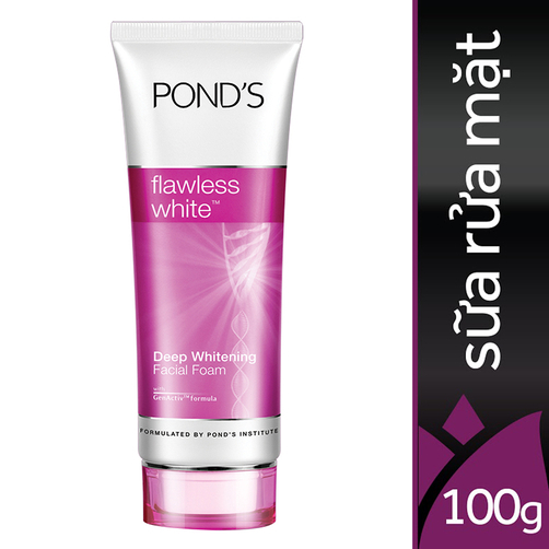 Sữa rửa mặt dưỡng trắng Pond's Flawless White Deep Whitening Facial Foam 100g