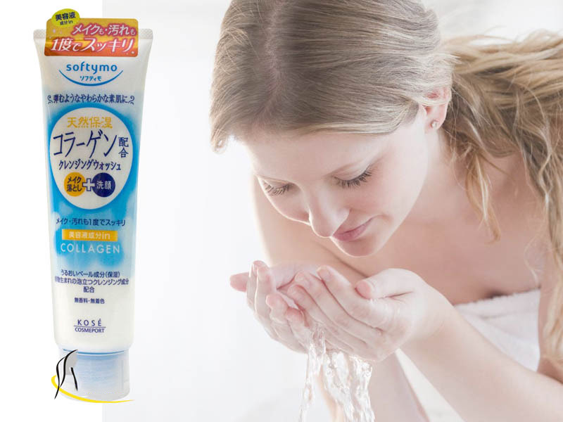 Sữa rửa mặt Kose Softymo Collagen 220g