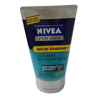 Sữa rửa mặt nam cao cấp Q10 Nivea For Men Skin Energy Đức 100ml