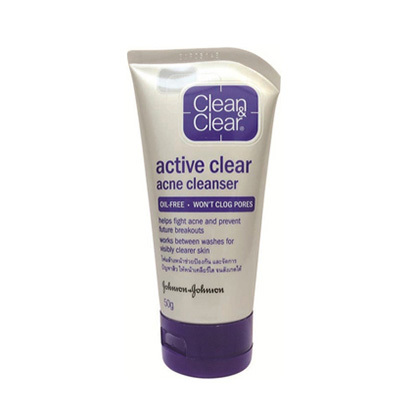 Sữa rửa mặt ngăn ngừa mụn Clean & Clear Active Clear Acne Cleanser 50g