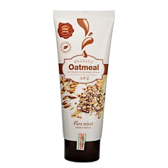 Sữa rửa mặt Pure mind Premium Oatmeal Cleansing Foam 100ml