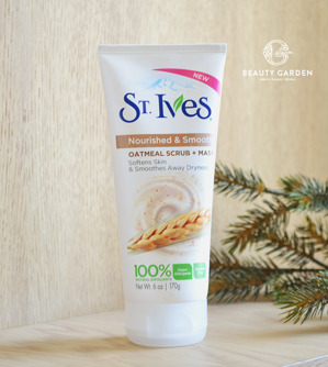 Sữa rửa mặt tẩy tế bào chết St.ives Nourished And Smooth Oatmeal