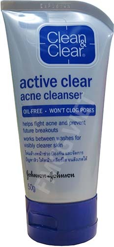 Sữa rửa mặt trị mụn Active clear acne cleanser 50g