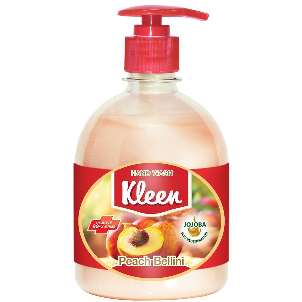 Sữa rửa tay Kleen hương đào 500ml