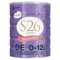 Sữa S26 Gold Úc Alula DelicateEze 850g cho trẻ sơ sinh