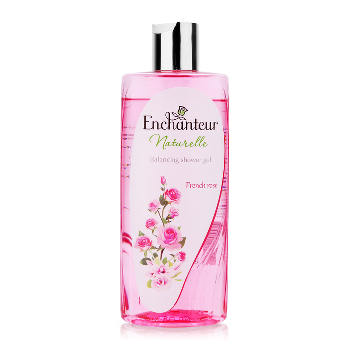 Sữa tắm cân bằng hương hoa hồng Enchanteur Naturelle Balancing Shower Gel 250g