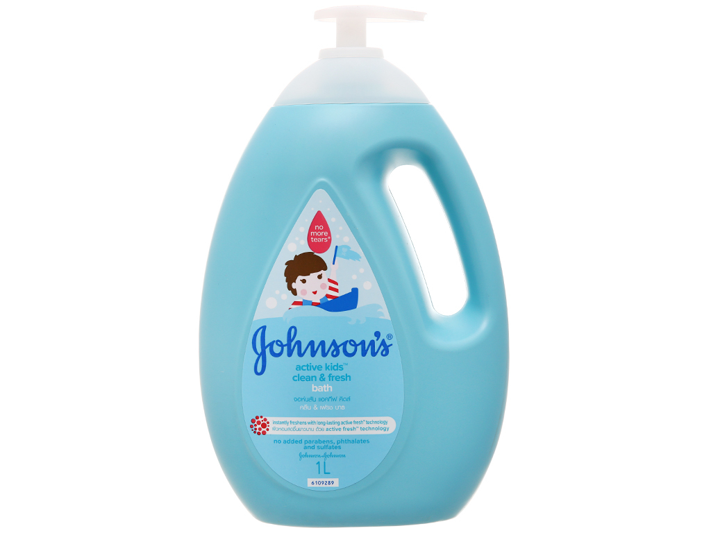 Sữa tắm cho bé Johnson's Baby thơm mát năng động 1000ml