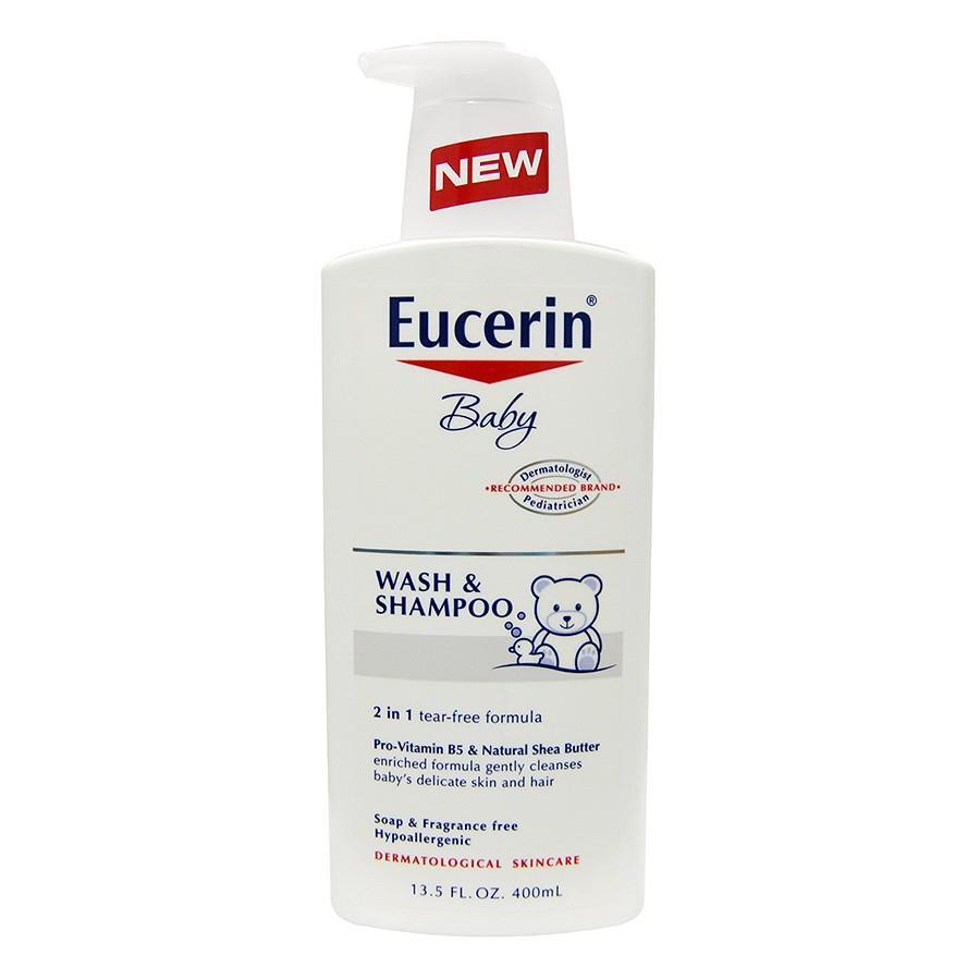 Sữa tắm gội cho bé Eucerin Baby Wash  Shampoo (400ml)