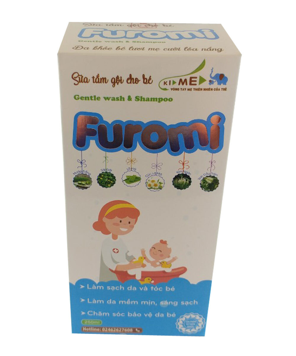 Sữa tắm gội cho bé Furomi 250ml