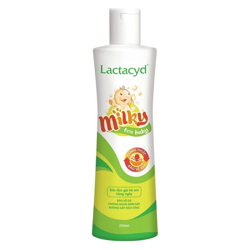 Sữa tắm gội trẻ em Lactacyd Milky 500ml