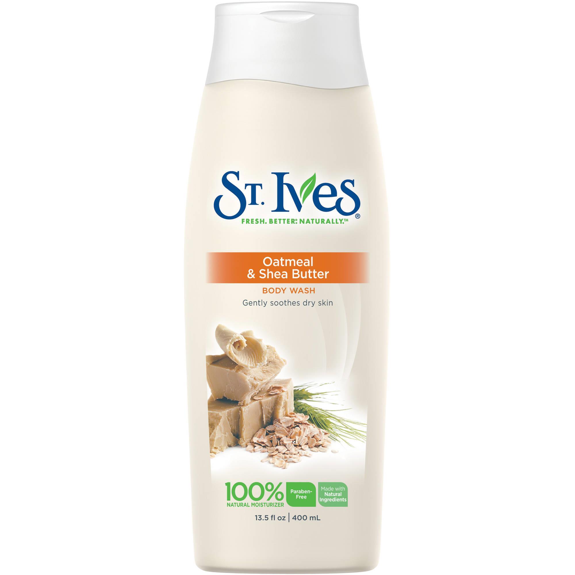 Sữa tắm lúa mạch và bơ St. Ives Oatmeal & Shea Butter body wash 709ml