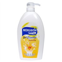 Sữa tắm tinh chất sữa và hoa Vani Monsavon Lait Essentiel Vannille 1000ml