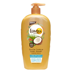 Sữa tắm tinh dầu dừa - Exotic Coconut Shower Gel Lovea – 95% NAT - 750ml