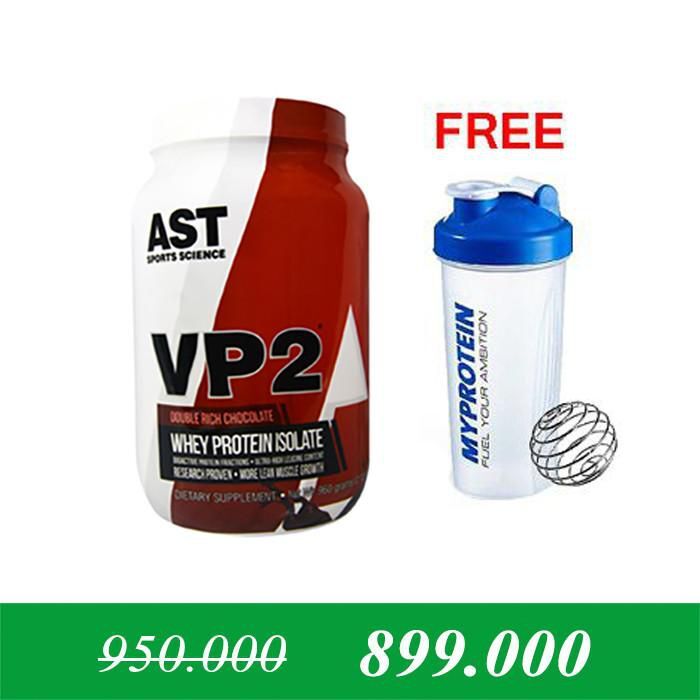 Sữa tăng cơ whey protein Isolate VP2 2Lbs (900g)