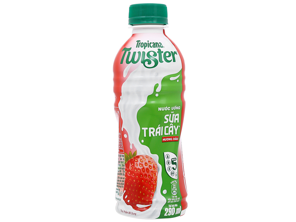 Sữa trái cây Twister hương dâu - 290ml