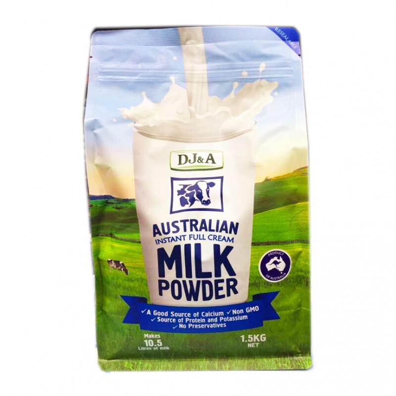 Sữa tươi dạng bột nguyên kem DJ&A của Úc - 1kg