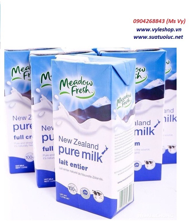 Sữa tươi Meadow Fresh pure milk full cream (nguyên kem) - 1L
