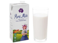 Sữa tươi nguyên kem không đường Pure Milk hộp 1 lít