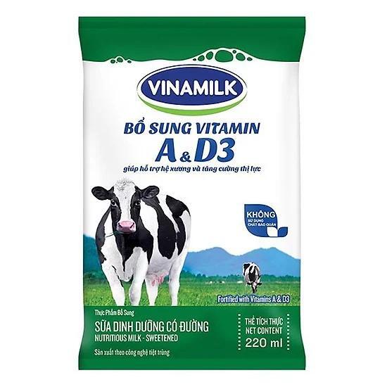 Sữa tươi tiệt trùng có đường Fino Vinamilk 220ml