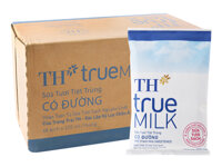 Sữa tươi tiệt trùng TH True milk có đường 220ml - thùng 48 hộp