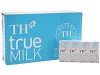 Sữa tươi tiệt trùng TH True milk nguyên chất 180ml - thùng 48 hộp