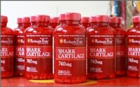 Sụn vi cá mập Shark Cartilage Mỹ 740mg, hộp 200 viên