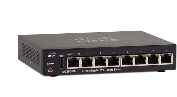 Switch Cisco SG250-08HP-K9-EU - 8 port