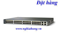 Switch CISCO WS-C3750G-48TS-S, 48 Port 1G