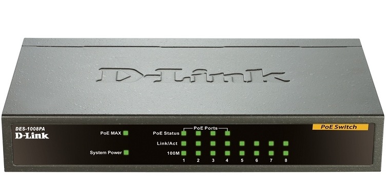 Switch D-Link DES-1008PA - 8 port