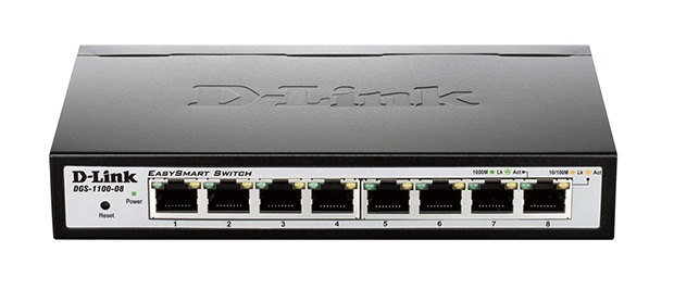Switch D-Link DGS-1100-08 - 8-Port Gigabit Smart Managed