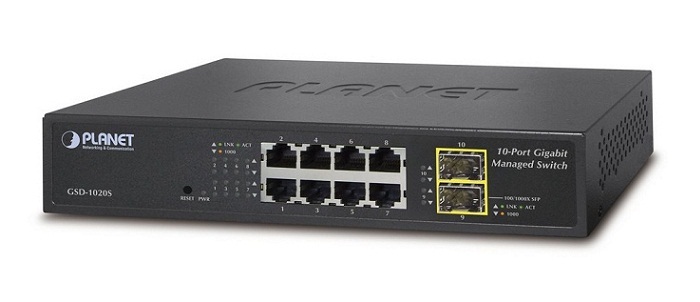 Switch Planet GSD-1020S - 8-Port