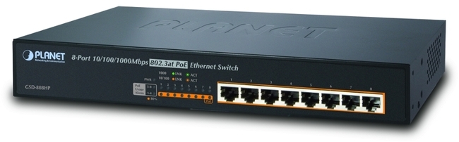 Switch Planet GSD-808HP - 8 ports