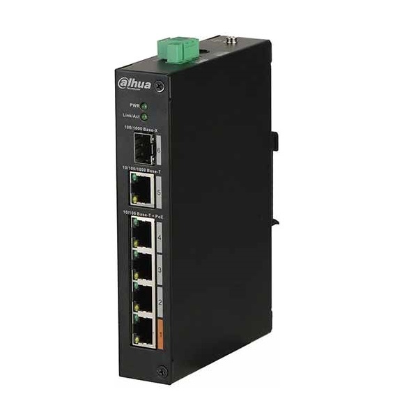 Switch POE Dahua PFS3106-4ET-60 - 4 port