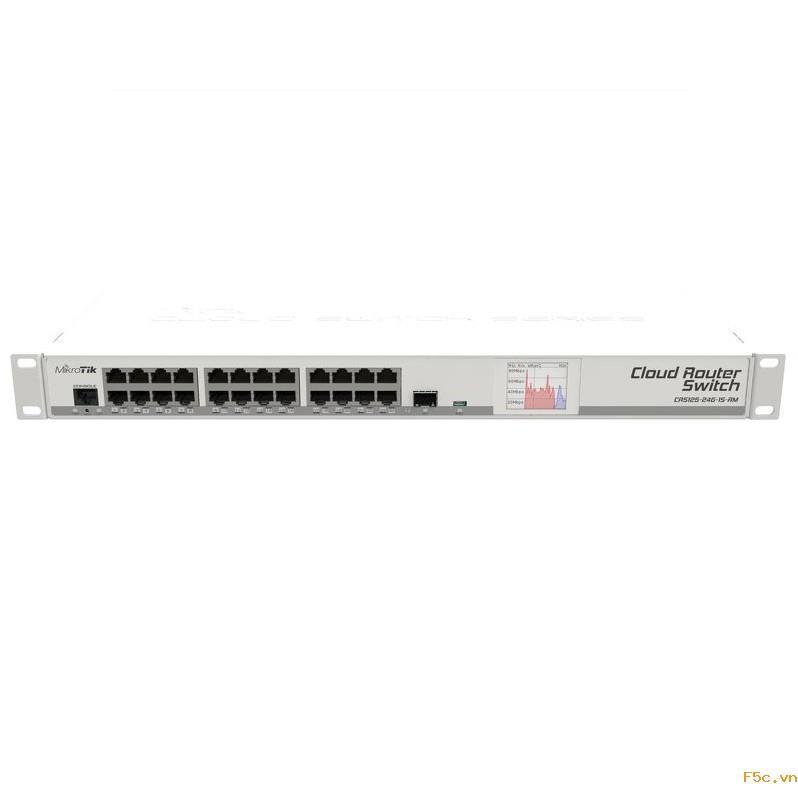 Router Switch Mikrotik CRS125-24G-1S-RM 