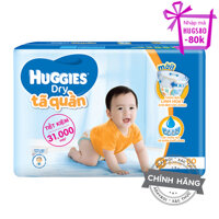 Tã-bỉm quần Huggies Dry Pants Big Jumbo M60