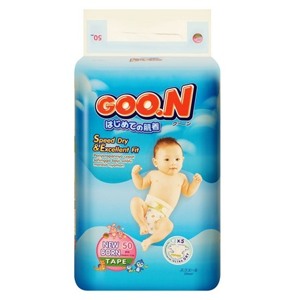 Tã dán Goo.n Newborn 50 miếng (trẻ từ 0 - 5 kg)