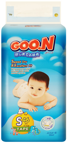 Tã dán Goo.n size S46 miếng (trẻ từ 4 - 8kg)