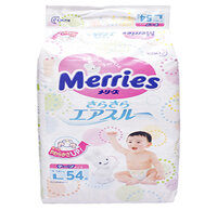 Tã dán Merries size L54 miếng (trẻ từ 9 - 14kg)