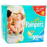 Tã giấy Pampers XL16 (dành cho bé từ 13kg trở lên)