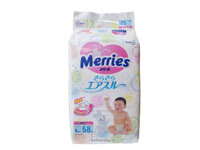 Tã quần cho bé Merries L58 - 9-14kg