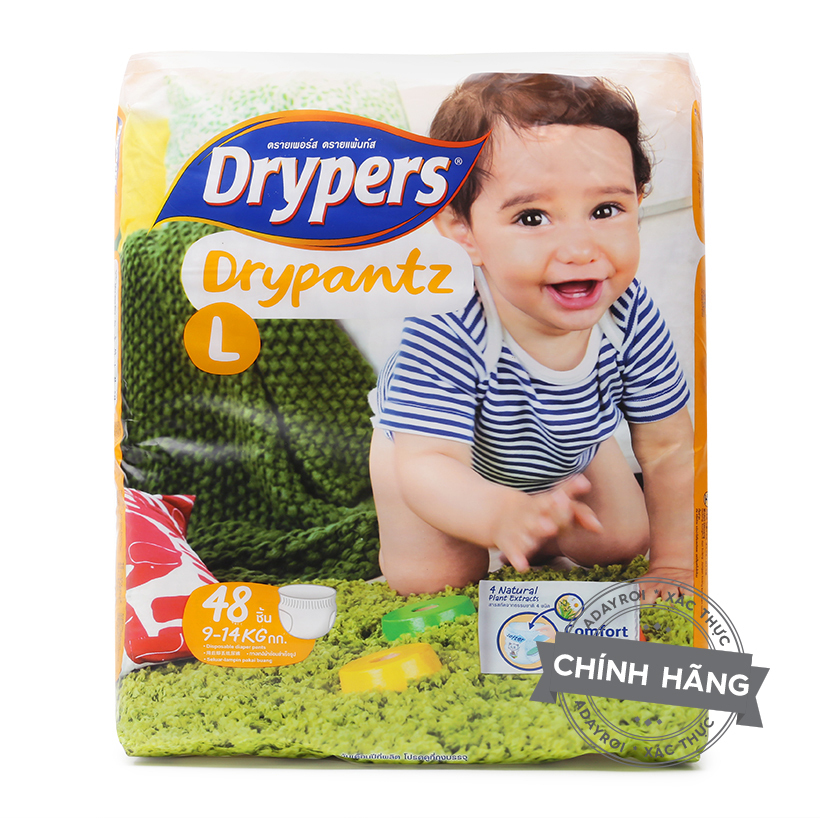 Tã quần Drypers Drypantz L48