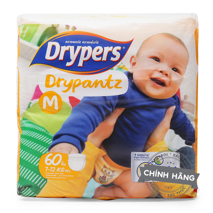 Tã quần Drypers Drypantz M60