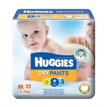 Tã quần Huggies size M22 miếng (trẻ từ 5 - 10 kg)