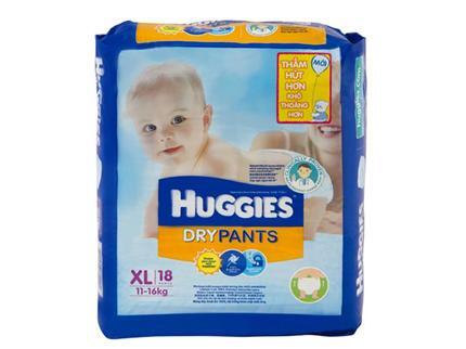 Tã quần Huggies size XL 18 miếng (trẻ từ 12 - 17kg)